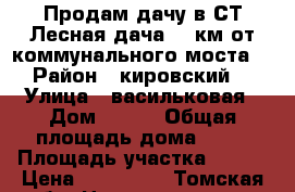 Продам дачу в СТ Лесная дача (1 км от коммунального моста) › Район ­ кировский  › Улица ­ васильковая › Дом ­ 217 › Общая площадь дома ­ 30 › Площадь участка ­ 600 › Цена ­ 900 000 - Томская обл. Недвижимость » Дома, коттеджи, дачи продажа   . Томская обл.